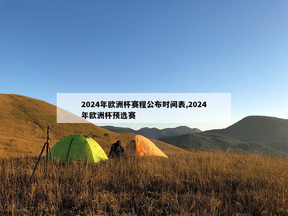 2024年欧洲杯赛程公布时间表,2024年欧洲杯预选赛