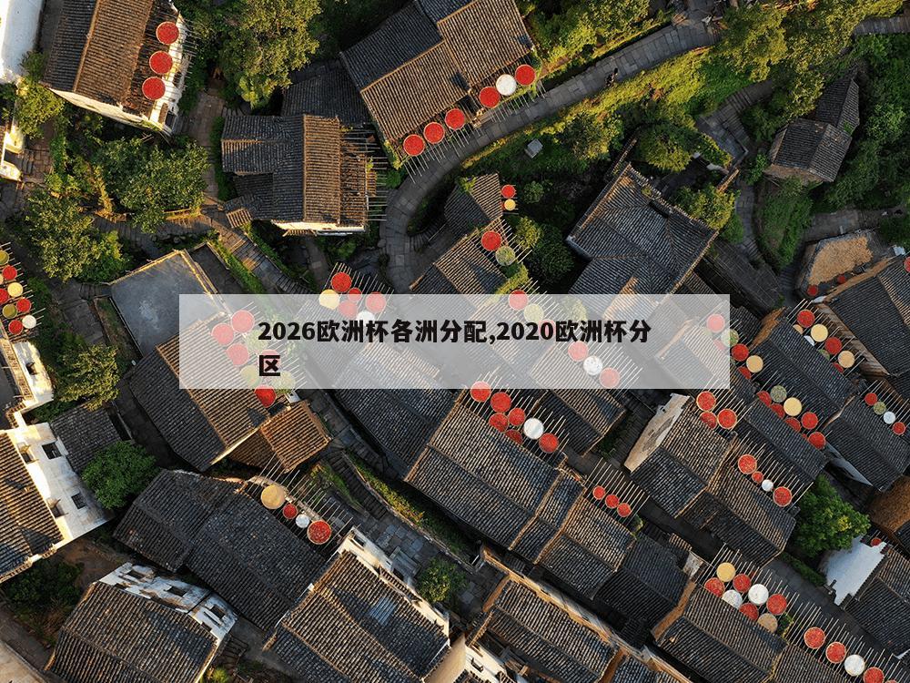 2026欧洲杯各洲分配,2020欧洲杯分区